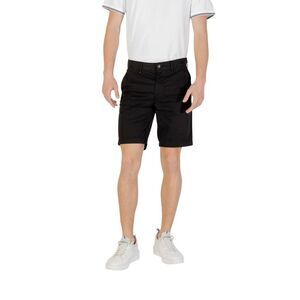 Hugo Boss Black Cotton Bermuda Men's Shorts
